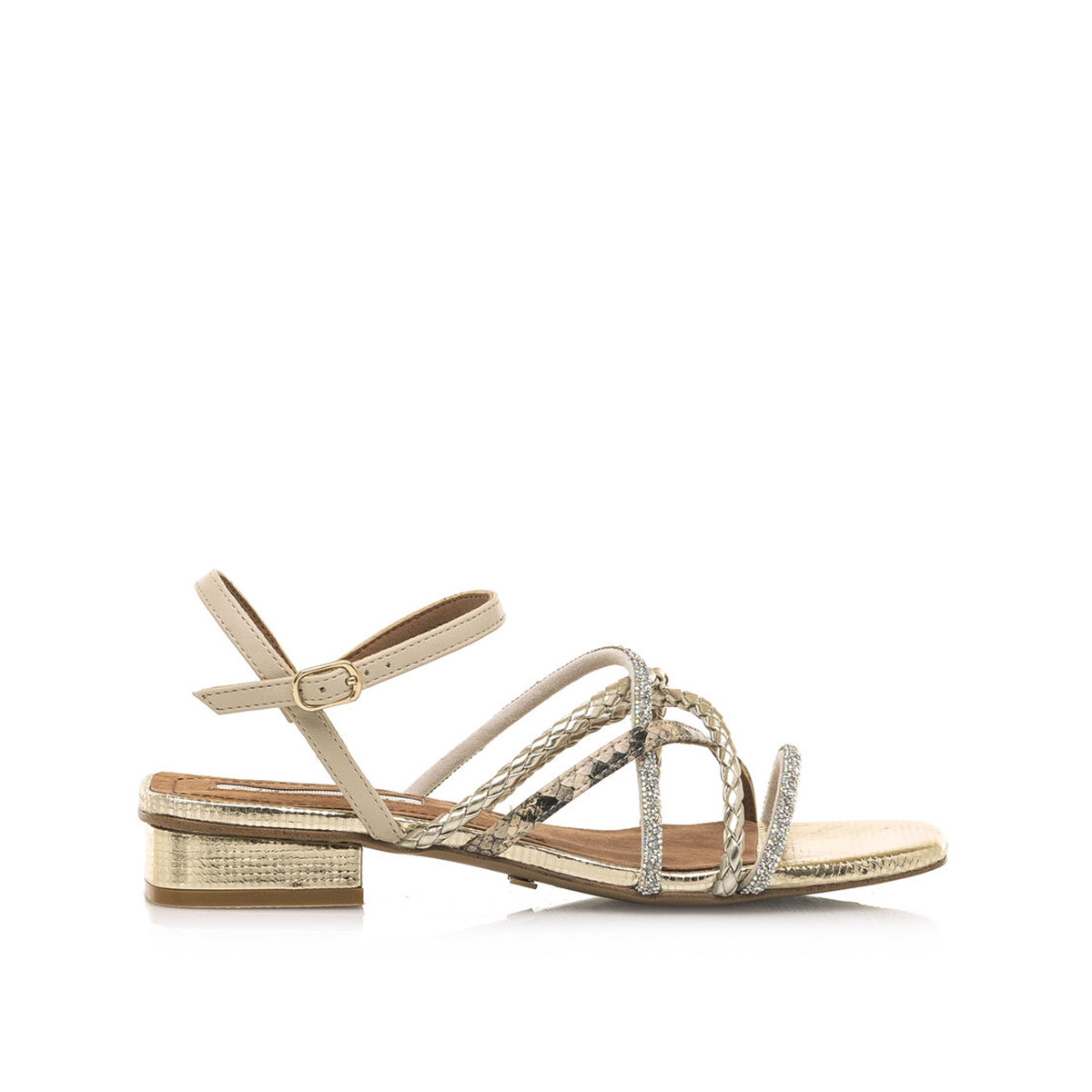 MariaMare 68352 Metalico Champagne Cotton Crema