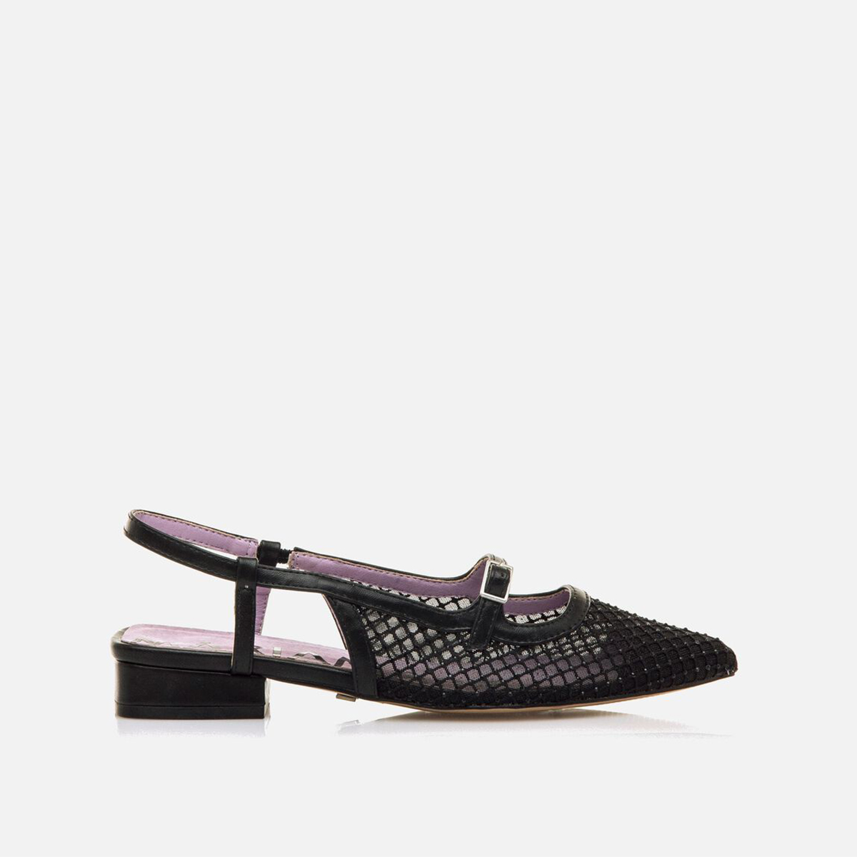 MariaMare 68636 Double Mesh Black Cotton Black