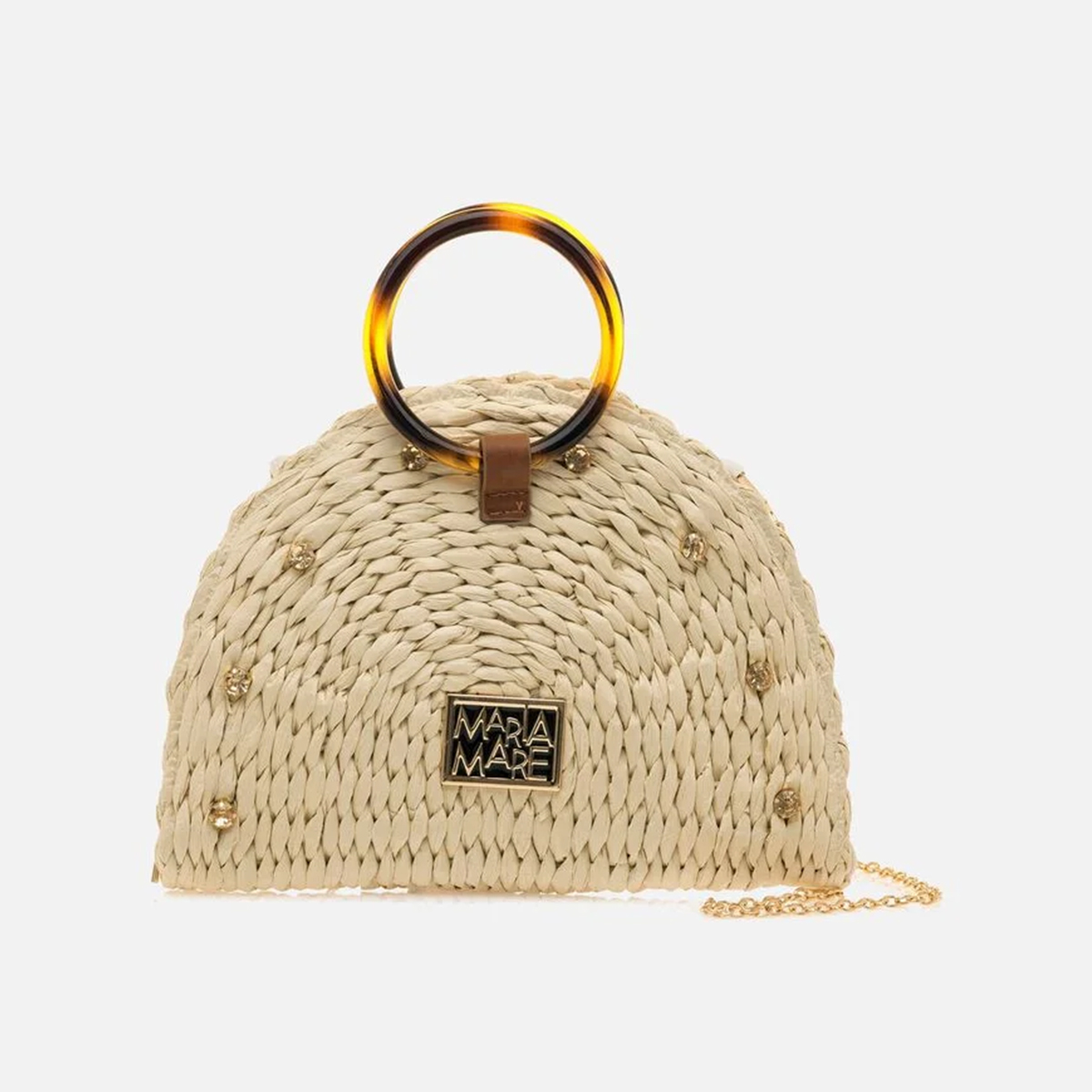 MariaMare CADIE Rafia Papel Natural Sunny Tan