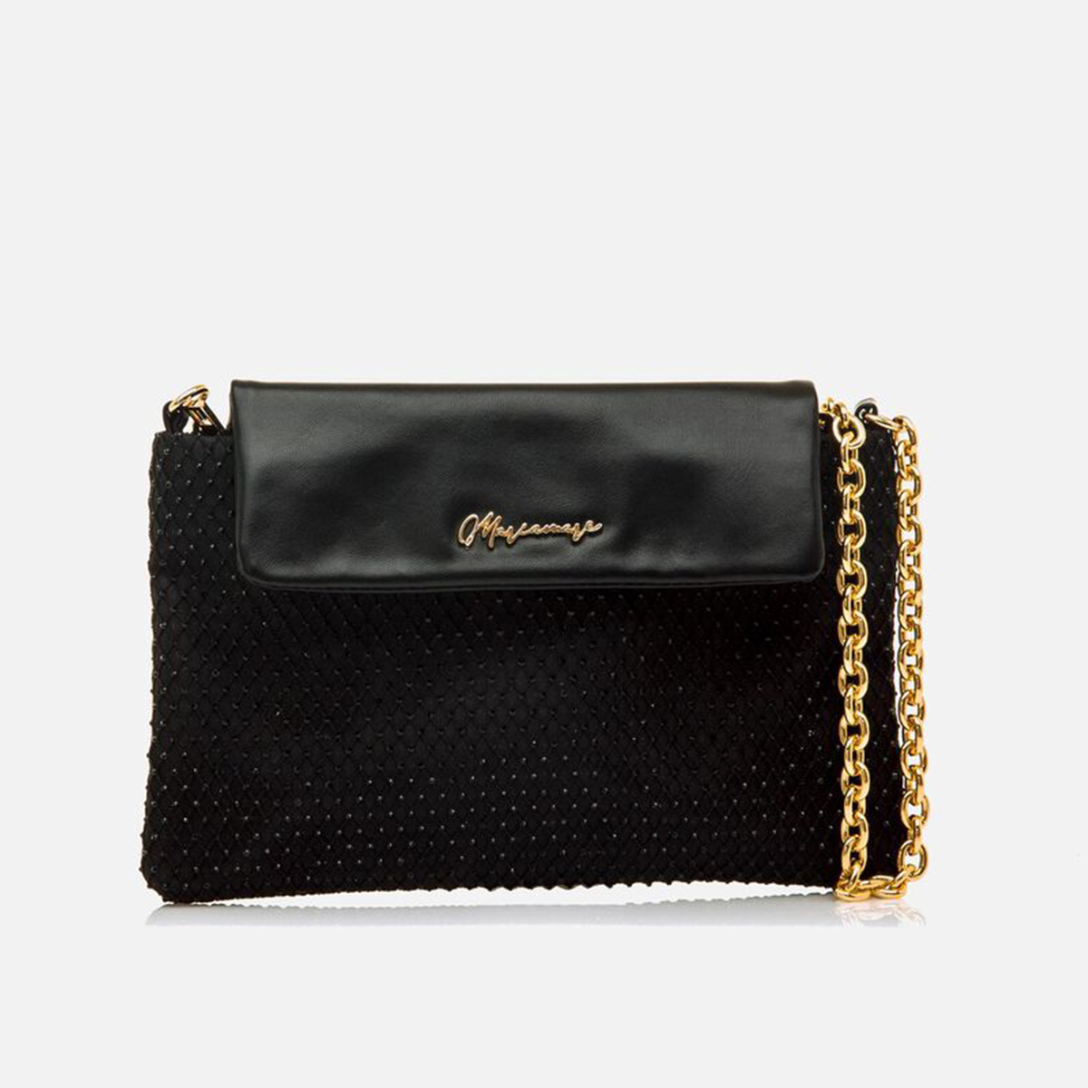 MariaMare DONIA Double Mesh Black Cotton Black