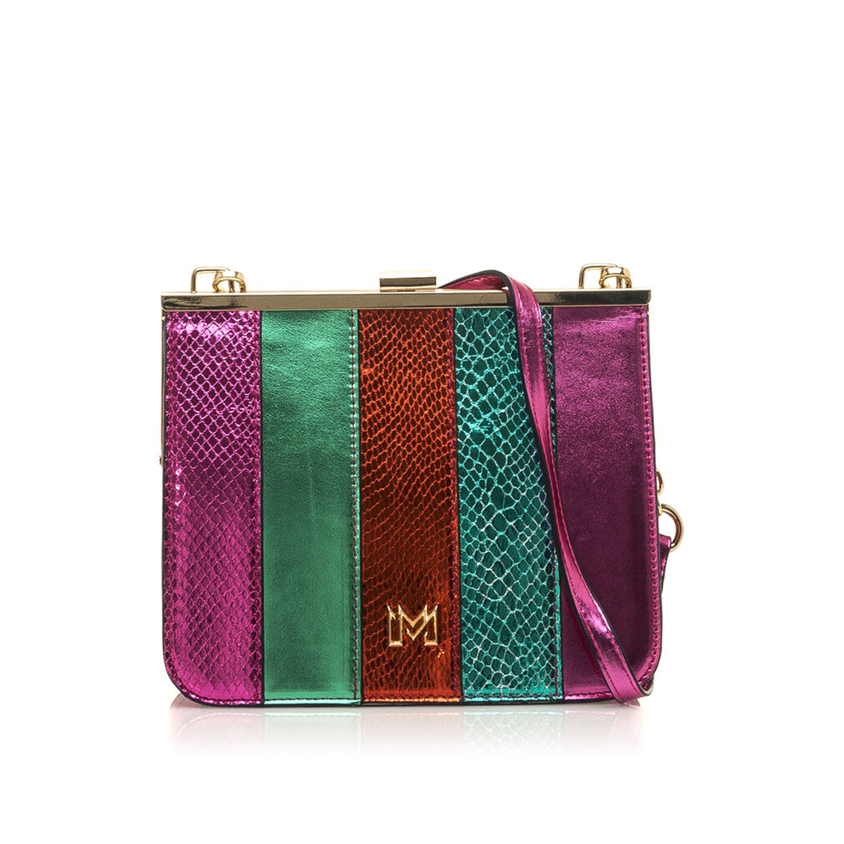 MariaMare PATCHI Lian Fuchsia Metalix Orange Lian Green