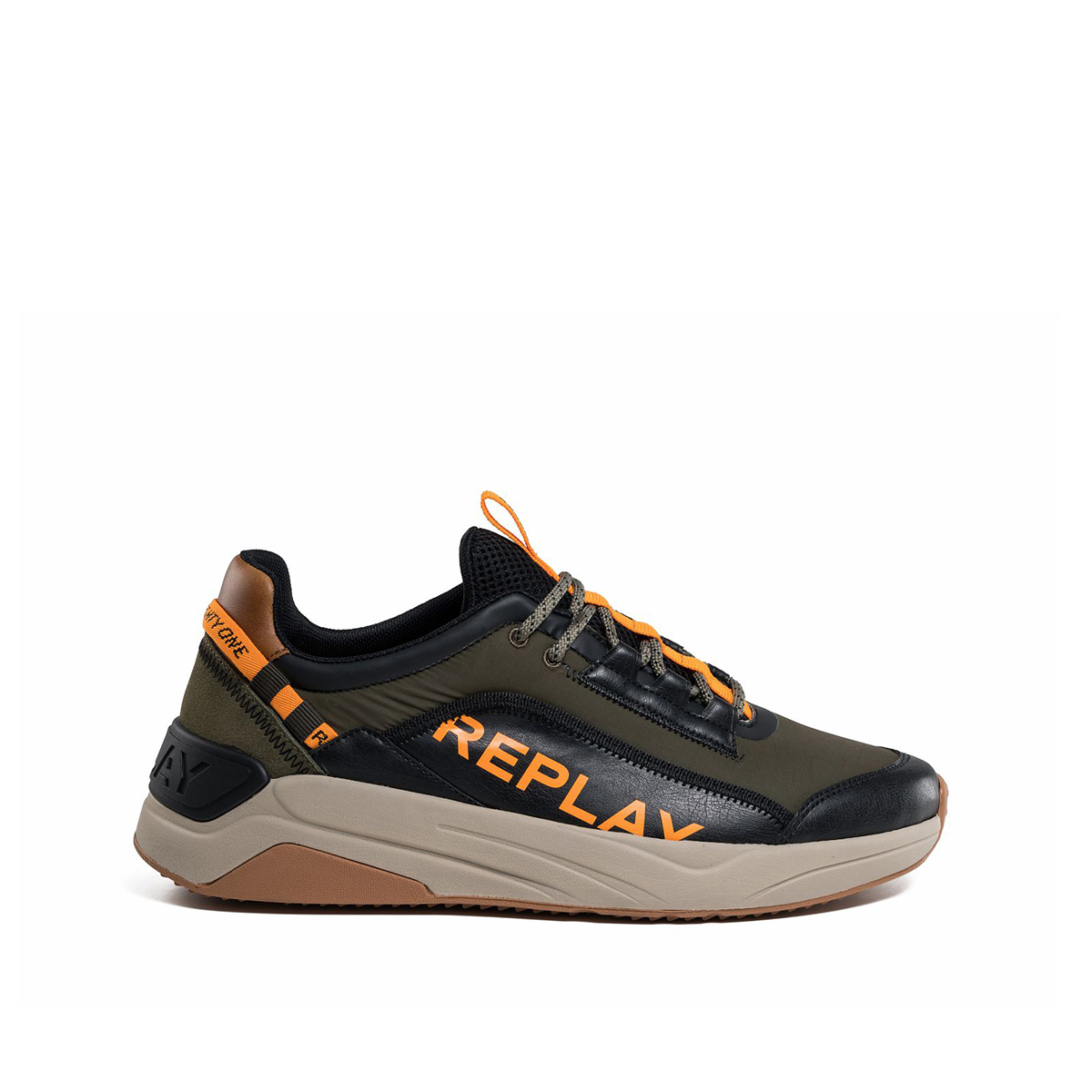 Replay TENNET REVOLT RS6I0006T-3124 MIL GRN Black Orange