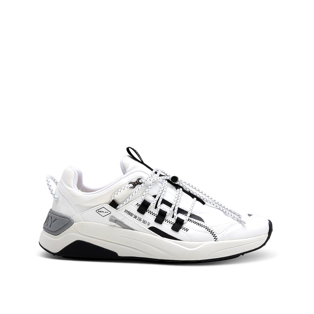 Replay Tennet Sport Wipe 2 RS6I0015S-0062 WHITE BLACK